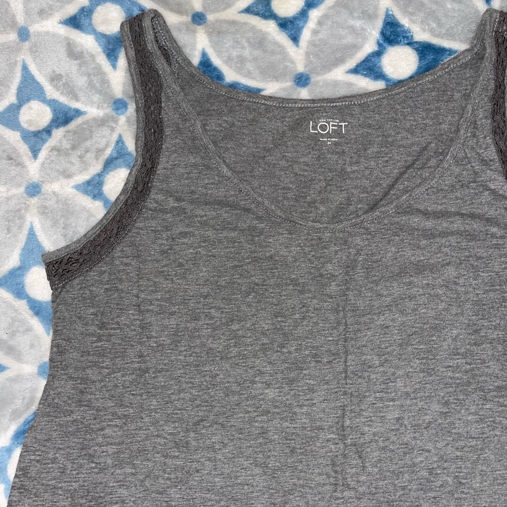 Loft Crochet Lace Tank Top